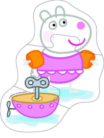 Puzzle piankowe 4-w-1 Świnka Peppa, 2 - 4 el.