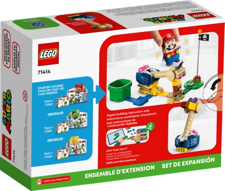 Klocki Lego Super Mario 71414 Conkdor's Noggin Bopper — zestaw rozszerzający, 130 el., oryginalne klocki, super uzupełnienie większych zestawów, wiek dziecka 6+