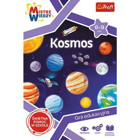 Kosmos - edukacyjna gra planszowa - Mistrz wiedzy - Trefl