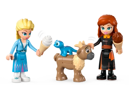 Klocki Lego Disney 43238 Lodowy zamek Elzy, 163 elementy, wysoka jakość, idealne dla wielbicielek bajki 4+