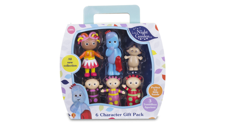 Golden Bear, Dobranocny Ogród, zestaw 6 figurek, oryginalne, na licencji, bezpieczne dla dzieci 18 m-cy+, główni bohaterowie