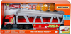 Matchbox, Zestaw Ciężarówka transporter i pojazd samochód strażacki z akcesoriami