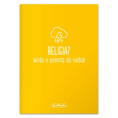 Herlitz, Zeszyt w kratkę do religii, format A5, 60 kartek, Religia, gramatura 70g