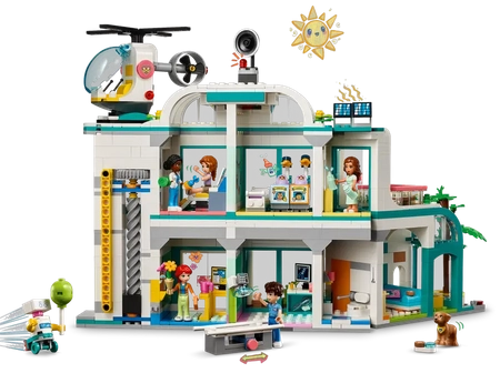 Klocki Lego Friends 42621 Szpital w mieście Heartlake, 1045 elementów, oryginalny zestaw, dla dzieci 7+