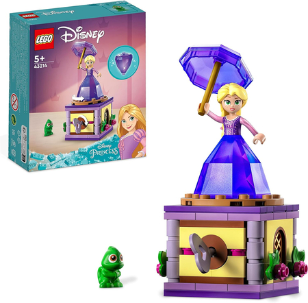 Klocki Lego Disney Princess 43214 Wirująca Roszpunka, 89 elementów, zestaw dla dziewczynki, idealny na prezent, wiek 5 lat+