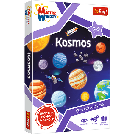 Kosmos - edukacyjna gra planszowa - Mistrz wiedzy - Trefl