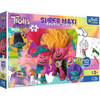 Trolle, Puzzle dwustronne Super Maxi, 24 duże elementy, obrazek po ułożeniu ma 60 x 40 cm, drugą stronę puzzli można kolorować, zabawka dla dzieci w wieku 3+