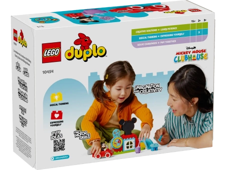 Klocki Lego Duplo 10454 Klub przyjaciół Myszki Miki i samochód, 27 el., dla najmłodszych dzieci w wieku 2 lata o więcej