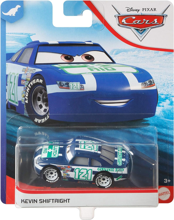 Disney Pixar, Auta Cars, Samochód resorak Kevin Nabieg, metalowe nadwozie, prosto z bajki, oryginalny Mattel, wiek dziecka 3+