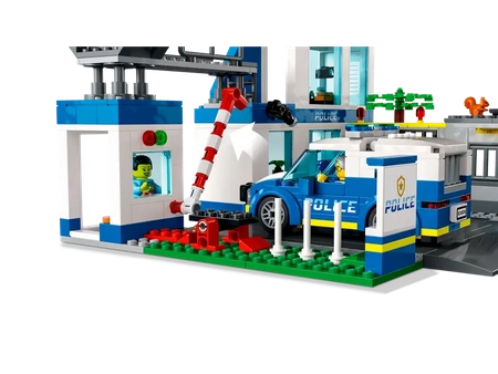 Klocki Lego City 60316 Posterunek policji, 668 elementów, dla dzieci 6+, oryginalne, idealne jako prezent