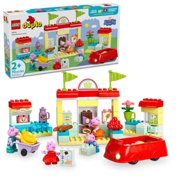 Klocki Lego Duplo 10434 Peppa i supermarket, 70 elementów, oryginalne, idealne dla dzieci 2+