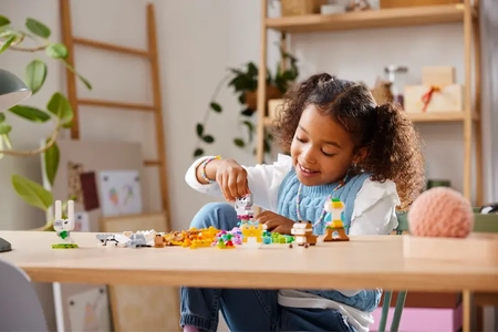 Klocki Lego Classic 11034 Kreatywne zwierzątka, 450 elementów, oryginalne, dla dzieci 5+, super prezent dla chłopca lub dziewczynki