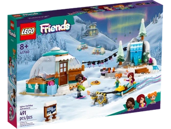 Klocki Lego Friends 41760 Przygoda w igloo, 491 elementów, wysoka jakość, idealny prezent dla dziewczynki 8+