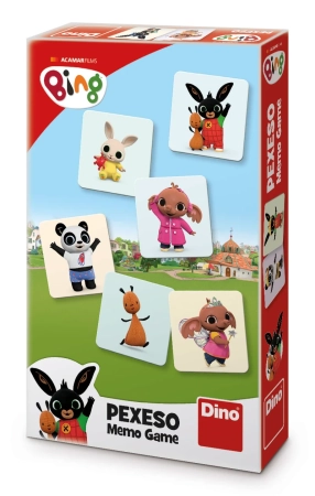Królik Bing, Gra pamięciowa Memory z królikiem Bingiem, 48 kart, dla dzieci w wieku 4+