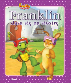 Żółw Franklin, Książka opowiadanie z obrazkami, Franklin dąsa się na siostrę, miękka oprawa, format 19 x 22 cm, 24 str.