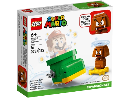 Klocki Lego Super Mario 71404 But Goomby - zestaw rozszerzający, 76 elementów, oryginalne klocki, wiek dziecka 6+