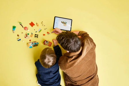 Klocki Lego Bluey 11202 Blue i rodzinna wycieczka samochodem, 133 el. wiek dzieci 4+