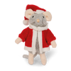 Mysi Domek, maskotka pluszowa Święty Mikołaj, 13 cm, idealna zabawka dla dzieci 18m +