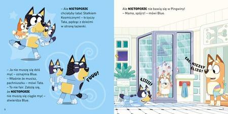 Bluey Książka dla Dzieci – Dobranoc, owocowy nietoperzu. Moja czytanka