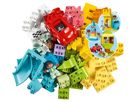 Klocki Lego Duplo 10914 Pudełko z klockami Deluxe, 85 elementów, super zestaw dla najmłodszych dzieci 1+