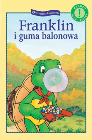 Żółw Franklin, Książka opowiadanie z obrazkami, Franklin i guma balonowa, miękka oprawa, format 15 x 23 cm, 32 str.