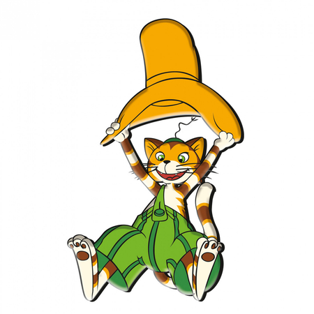 Pettson i Findus, magnes 3D na lodówkę Findus, 7 x 11 cm