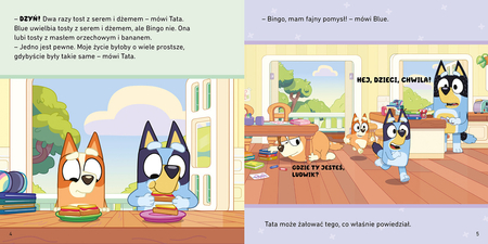 Harperkids Bluey. Mini-Blue – Moja czytanka Książka dla dzieci