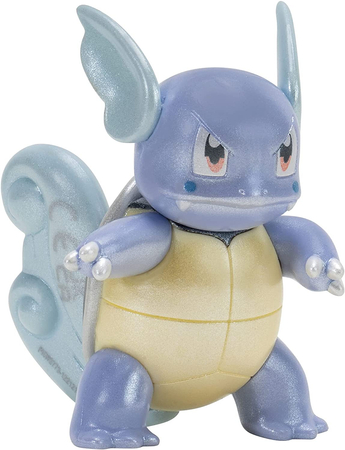 Pokemon, Zestaw ewolucyjny, 3 figurki: Squirtle, Wartortle, Blastoise