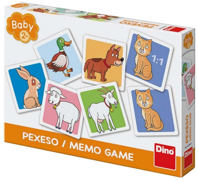 Dino, Gra pamięciowa dla dzieci Memory Pexeso Baby Zwierzątka