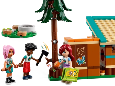 Klocki Lego Friends 42624 Przytulne domki na letnim obozie, 437 elementów, oryginalne, wysoka jakość, doskonały prezent dla dziewczynki 7+