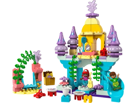 Klocki Lego Duplo 10435 Magiczny podwodny pałac Arielki, 116 elementów, oryginalne, idealne klocki dla najmłodszych dzieci 2+