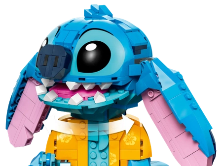 Klocki Lego Disney 43249 Stitch, 730 elementów, oryginalny z bajki Lilo i Stitch, klocki oryginalne, szybka wysyłka, wiek dziecka 9+