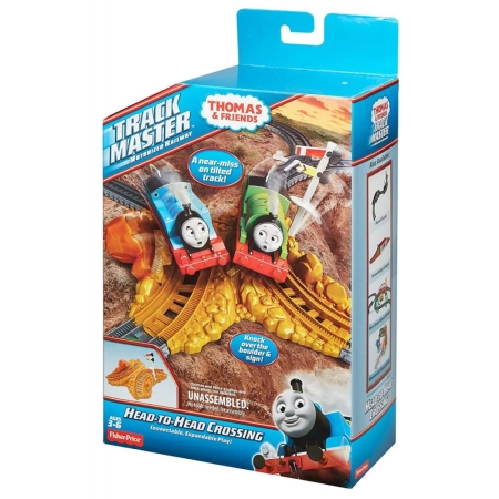 FISHER PRICE, Tomek i Przyjaciele, Zestaw torów, Skrzyżowanie, dla pociągów na baterie z serii Trackmaster