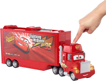 Mattel, Auta Cars Track Talkers, Duża ciężarówka Maniek, wydaje dźwięki, świeci