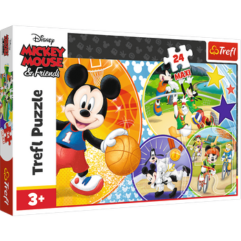 Myszka Miki: Puzzle 24 el. MAXI Trefl