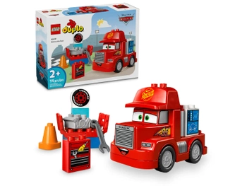Klocki Lego Duplo 10417 Maniek na wyścigu, 14 elementów, Disney Pixar Cars Auta, klocki dla małych dzieci, prezent dla dwulatka