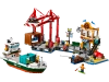 Klocki Lego City 60422 Nadmorski port ze statkiem towarowym, 1226 elementów, oryginalne klocki Lego, idealne jako prezent
