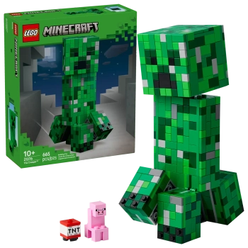 Lego Minecraft 21276 Creeper, 665 elementów, dla dzieci w wieku 10 lat+