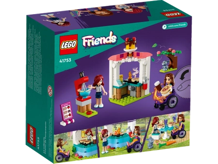 Klocki Lego Friends 41753 Naleśnikarnia, 157 elementów, figurki Luna i Paisley, Zabawa w robienie naleśników dla dzieci w wieku od sześciu lat