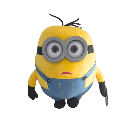 Minionki, Maskotka pluszowa Otto 26 cm, plastikowe oczy i gogle, plusz wysokiej jakości, oryginalna licencyjna