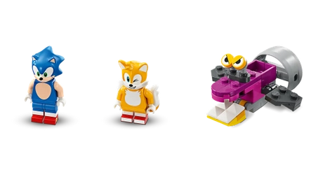 Klocki Lego Sonic the Hedgehog 76997 Tails i przygoda na łodzi, 393 elementy, oryginalne klocki dla fanów gry i filmu, wiek dziecka 8+