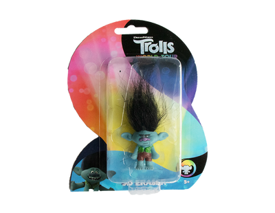 Trolle Figurka Mruk – Gumka do ścierania 3D | Oryginalny produkt DreamWorks