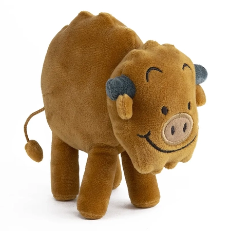 Maskotki Żubr Pompik i Polinka – bohaterowie edukacyjnych książek dla dzieci