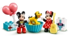 Klocki Lego Duplo 10941 Urodzinowy pociąg myszek Miki i Minnie, seria Disney, 22 elementy, idealny prezent dla dzieci 2+