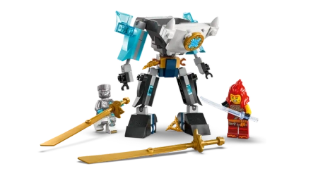 Klocki Lego Ninjago 71827 Mech w zbroi bojowej Zane’a, 92 elementy, oryginalne klocki dla fanów Ninjago, nowość od Lego