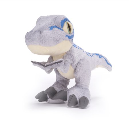 Jurassic World, przytulanka dinozaur Chunky Blue Raptor, 25 cm 