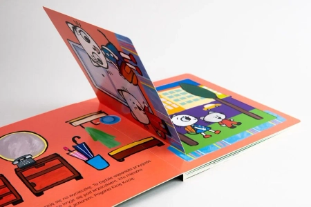 Kicia Kocia i Nunuś Bardzo Fajna Rodzina Książka Anita Głowińska Twarda Oprawa Otwierane Okienka Media Rodzina