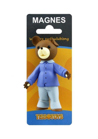 Miś Uszatek w Piżamce – Uroczy Magnes na Lodówkę 9,5 cm | Idealny Prezent | Tissotoys