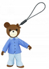 Miś Uszatek w Piżamie – Urocza Zawieszka do Kluczy 9,5 cm | Idealny Prezent | Tissotoys