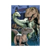 Dino Toys, Jurassic World, Puzzle neonowe XL Dinozaury, 100 el. świecące w ciemności